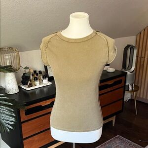 We The Free Olive Short Sleeve Tee